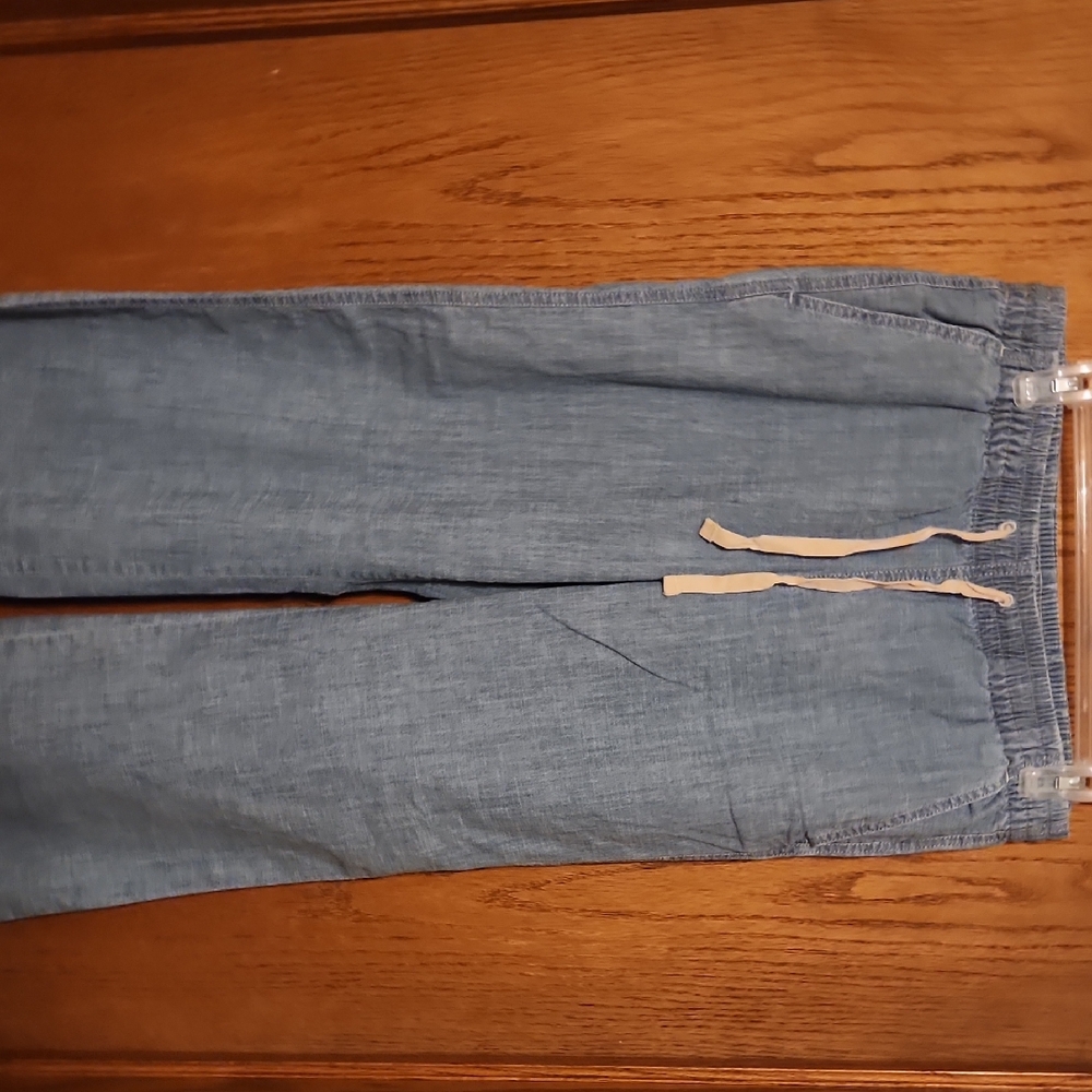 L.L. Bean Blue Favorite Fit Lake washed Chinos